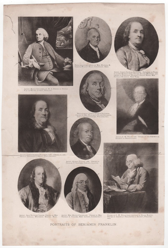 Portraits of Benjamin Franklin